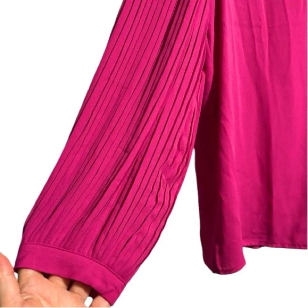 J. Crew Pleated Balloon Sleeve Blouse